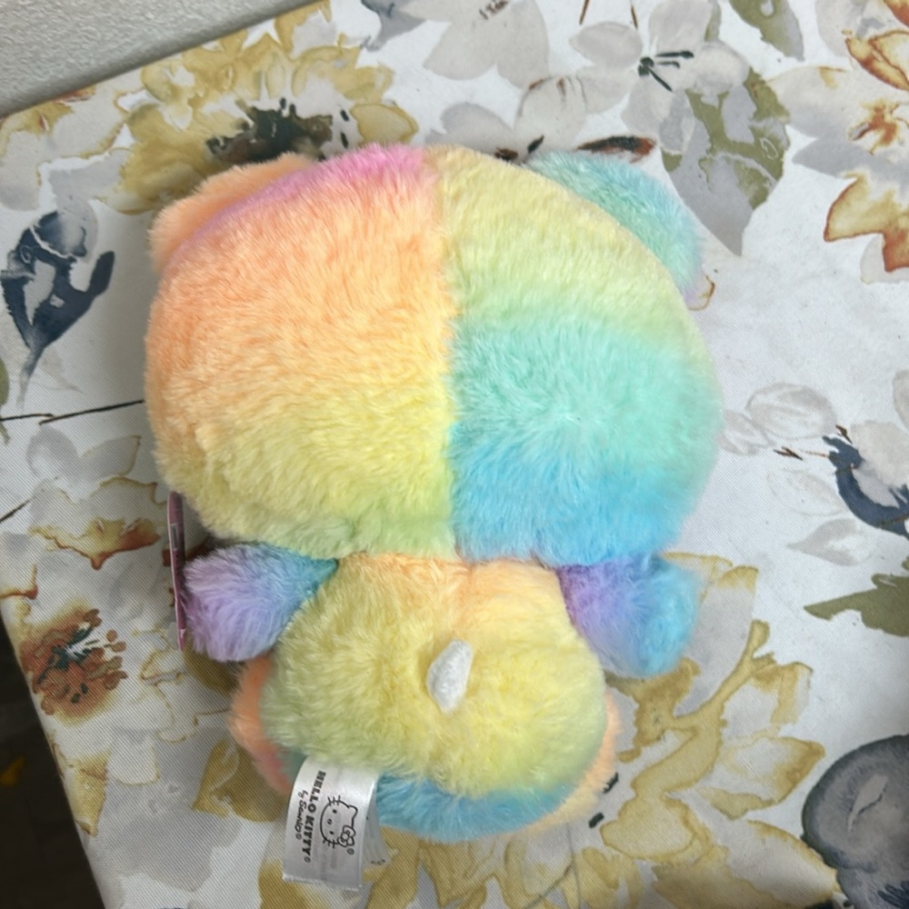 New with tags Hello Kitty 9" Rainbow Sherbet Plush toy collectible - Picture 4 of 8